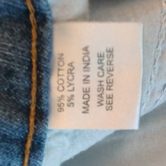 DJ&C Skinny Jeans Men's Dark Navy 5-Pocket Low Rise Dark Wash - Picture 2 of 8